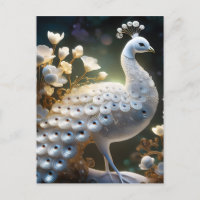 Le beau paon blanc est une combinaison de luminesc