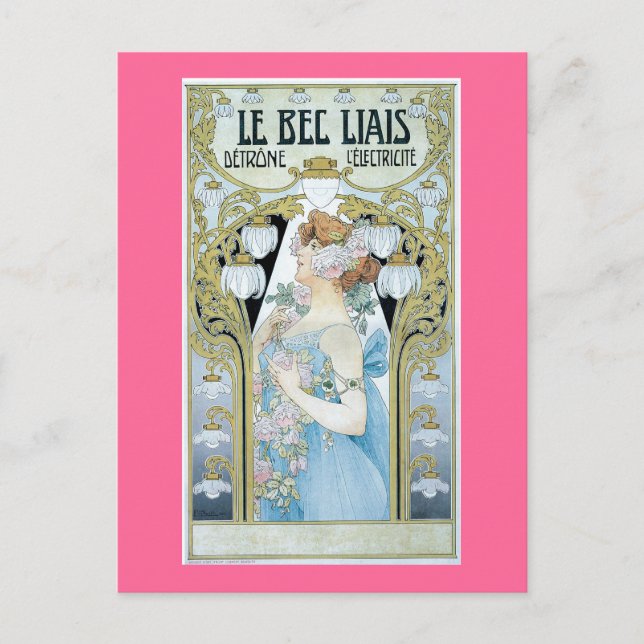 Carte Postale le Bec Lias Dethrone l'Ectricite (Devant)