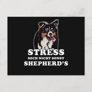 Carte Postale Le Berger Australien Dit :