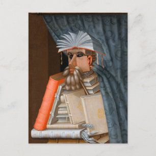 Carte Postale Le bibliothécaire c. 1566 par Giuseppe Arcimboldo