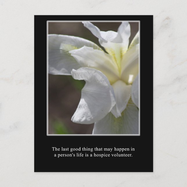 Carte Postale Le bien d'un volontaire de l'hospice (Devant)