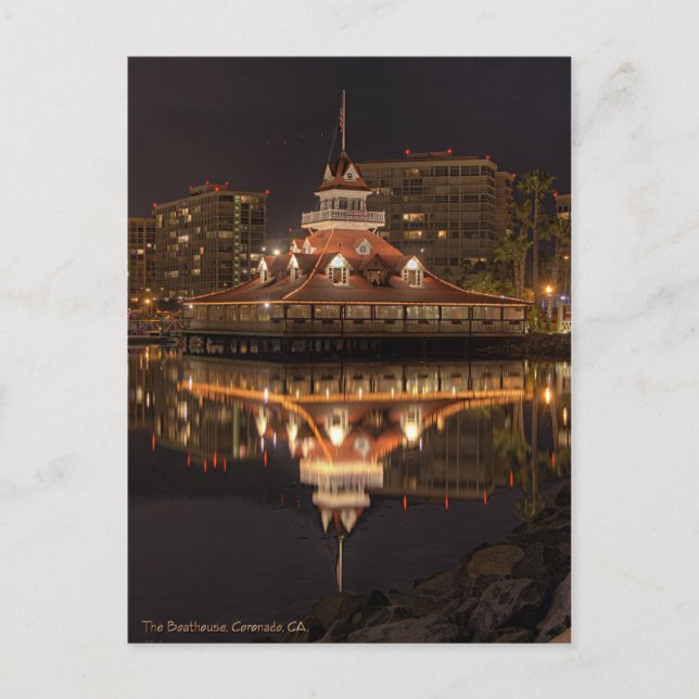 Carte Postale Le Boathouse, Coronado California (Devant)
