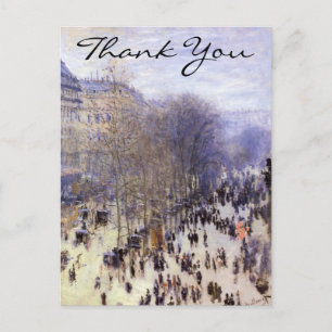 Carte Postale Le boulevard des Capucines de Monet