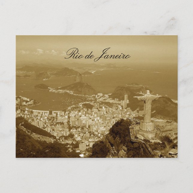 Carte Postale Le Brésil, Rio de Janeiro (Devant)