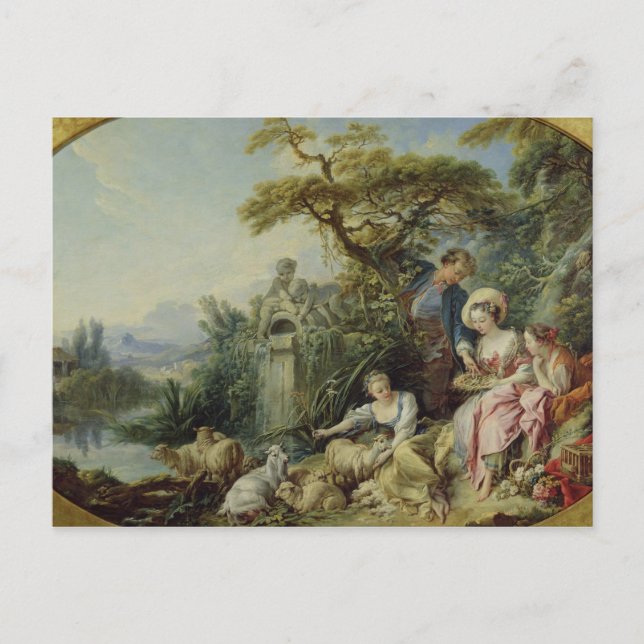 Carte Postale Le cadeau du berger ou, Le nid (Devant)