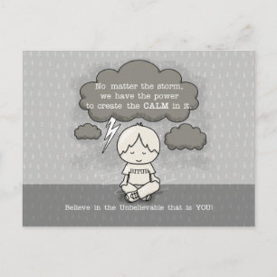 Carte Postale Le calme dans la tempête