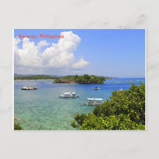 Carte Postale Le calme règne sur la plage (Devant)