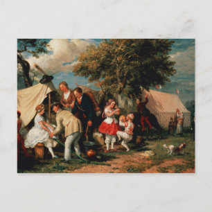 Carte Postale Le camp des acrobates, les descentes d'Epsom