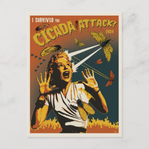 Carte Postale Le Canada crie dame 2024