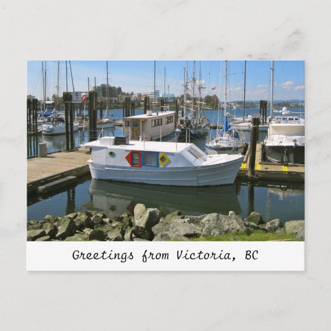 Carte Postale Le CANADA, port intérieur, Victoria, AVANT JÉSUS (Devant)