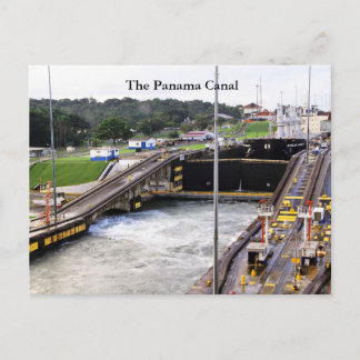 Carte Postale Le canal de Panama, haute photographie