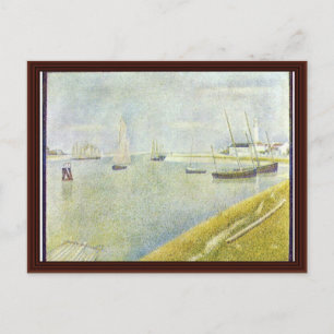 Carte Postale Le Canal Des Gravelines Par Seurat Georges