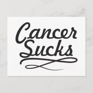 Carte Postale Le cancer craint