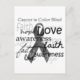Carte Postale Le cancer est Color BLind
