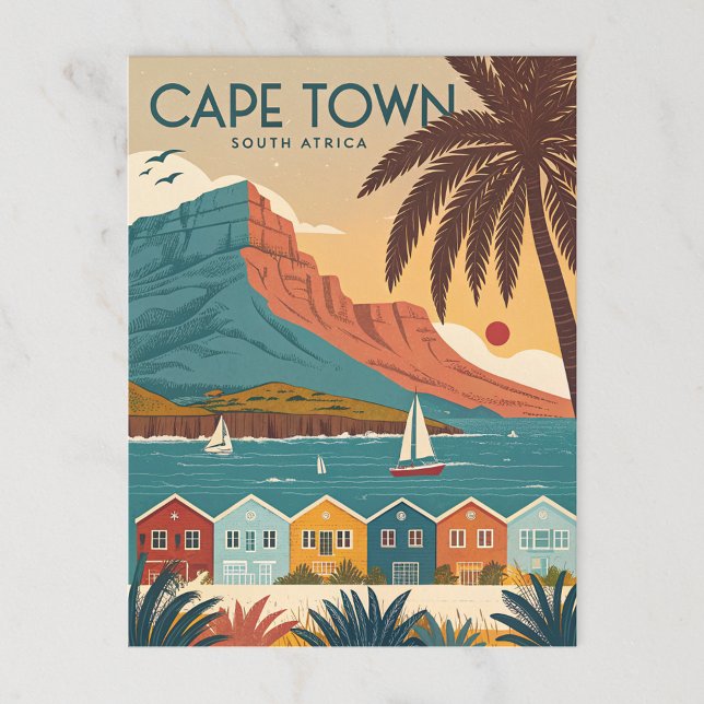 Carte Postale Le Cap, Afrique du Sud (Créateur téléchargé)