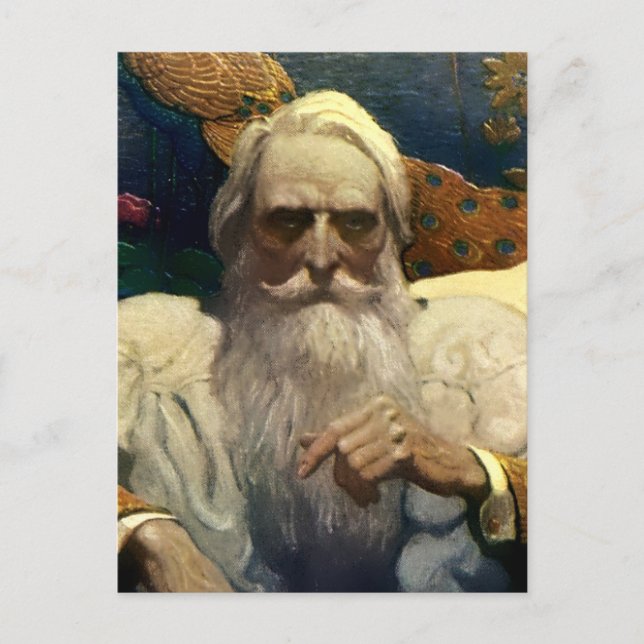 Carte Postale « Le capitaine Nemo du Nautilus » par NC Wyeth (Devant)