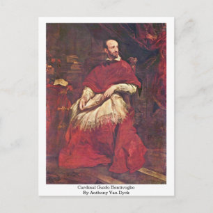 Carte Postale Le Cardinal Guido Bentivoglio Par Anthony Van Dyck