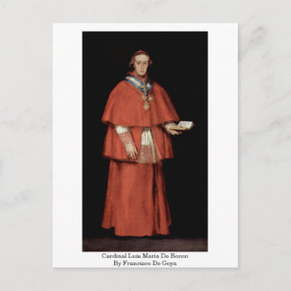 Carte Postale Le Cardinal Luis Maria De Boron Par Francisco De G