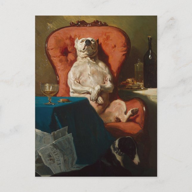 Carte Postale Le Carlin Dogfather Don Smug, alias Carlin Daddy (Devant)