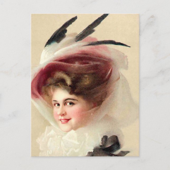 Carte Postale Le Casquette à plumes de faucon (Devant)