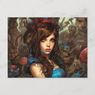 Carte Postale Le cauchemar d'Alice