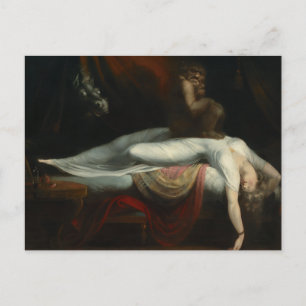 Carte Postale Le cauchemar Henry Fuseli Peinture