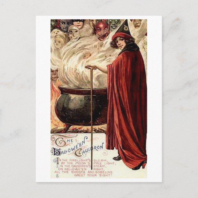 Carte Postale Le caveau d'Halloween (Devant)