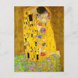 Carte Postale Le célèbre tableau de Gustav Klimt, The Kiss.