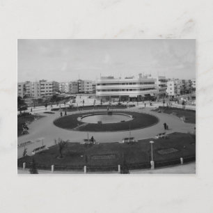Carte Postale Le cercle de Dizengoff de Tel Aviv dans les années