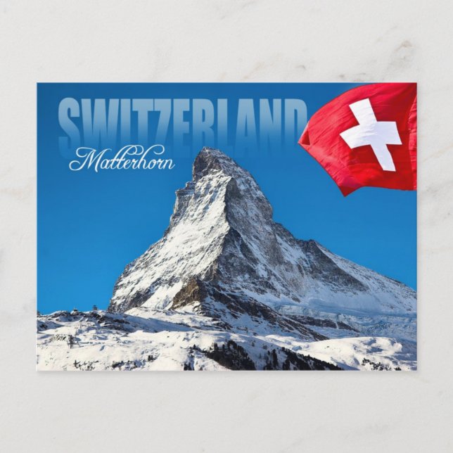Carte Postale Le Cervin, Suisse (Devant)