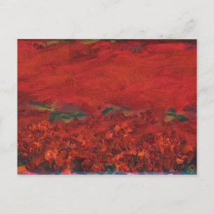 Carte Postale le champ de pavot