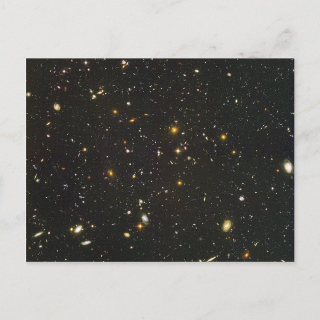 Carte Postale Le champ ultra-profond de Hubble (Devant)