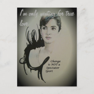 Carte Postale Le changement n'est pas un spectateur Sport Art Im