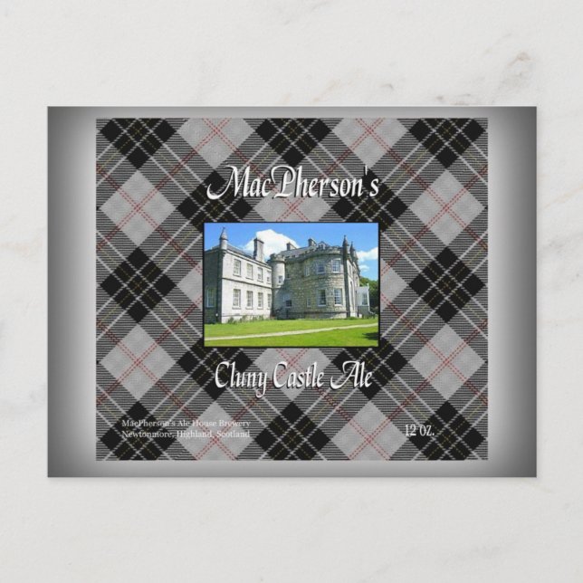 Carte Postale Le château Cluny de MacPherson (Devant)