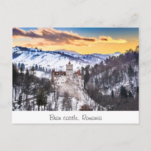 Carte Postale Le château de Bran (Devant)