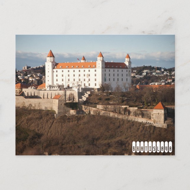 Carte Postale Le château de Bratislava (Devant)