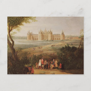 Carte Postale Le château de Chambord, 1722