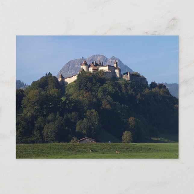 Carte Postale Le château de Gruyères (Devant)