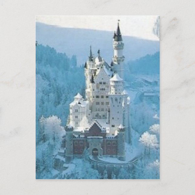 Carte Postale Le Château de la Belle au Bois Dormant (Devant)