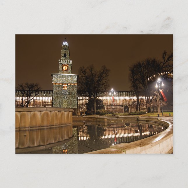 Carte Postale Le Château de Milan (Devant)