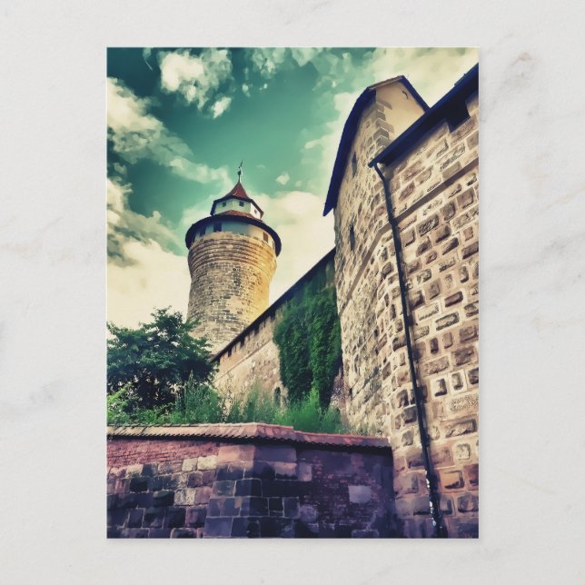 Carte Postale Le château de Nuremberg (Devant)