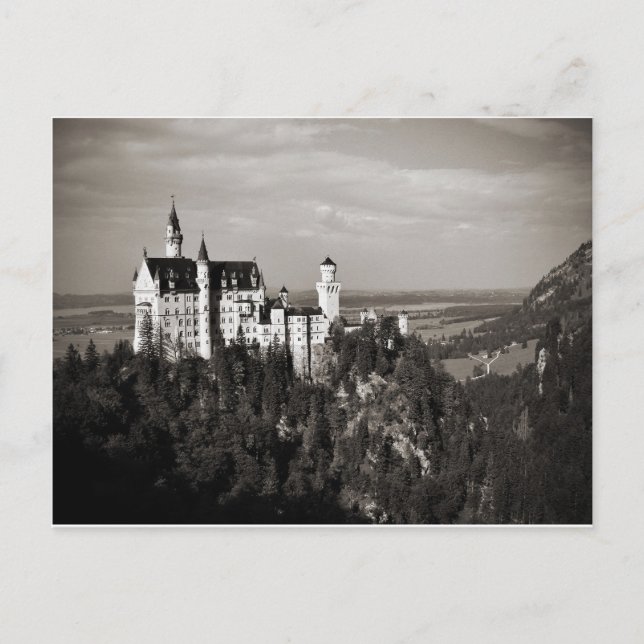 Carte Postale Le château de rêve du roi Ludwig (Devant)