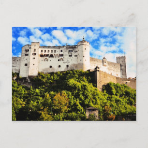 Carte Postale Le château de Salzbourg