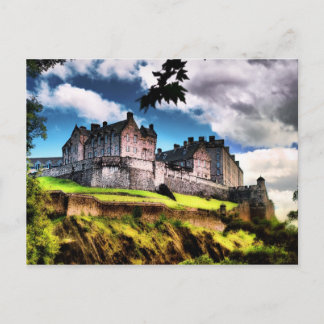 Carte Postale Le château d'Édimbourg