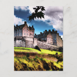 Carte Postale Le château d'Édimbourg