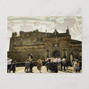 Carte Postale Le château d'Édimbourg