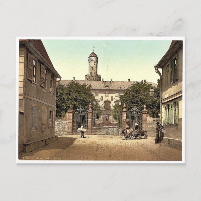 Carte Postale Le château, Homburg (c.-à-d. Bad Homburg vor der H (Devant)
