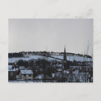 Carte Postale Le chemin dans la neige