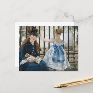 Carte Postale Le Chemin de fer par Eduard Manet, Art