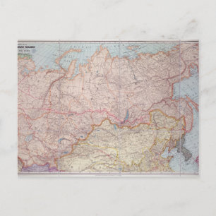 Carte Postale Le chemin de fer sibérien